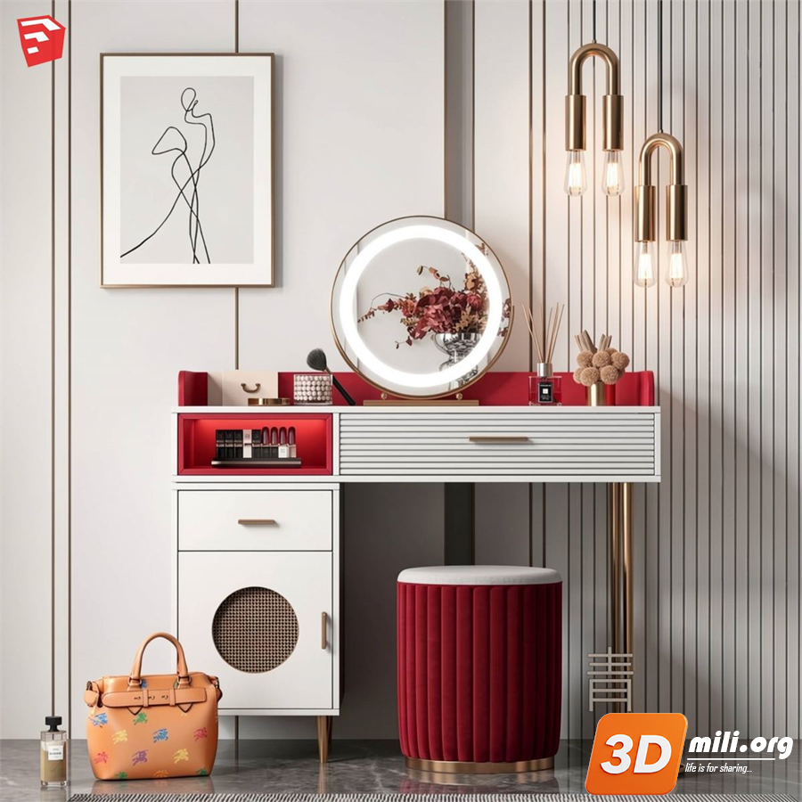 Dressing Table Skp Files 